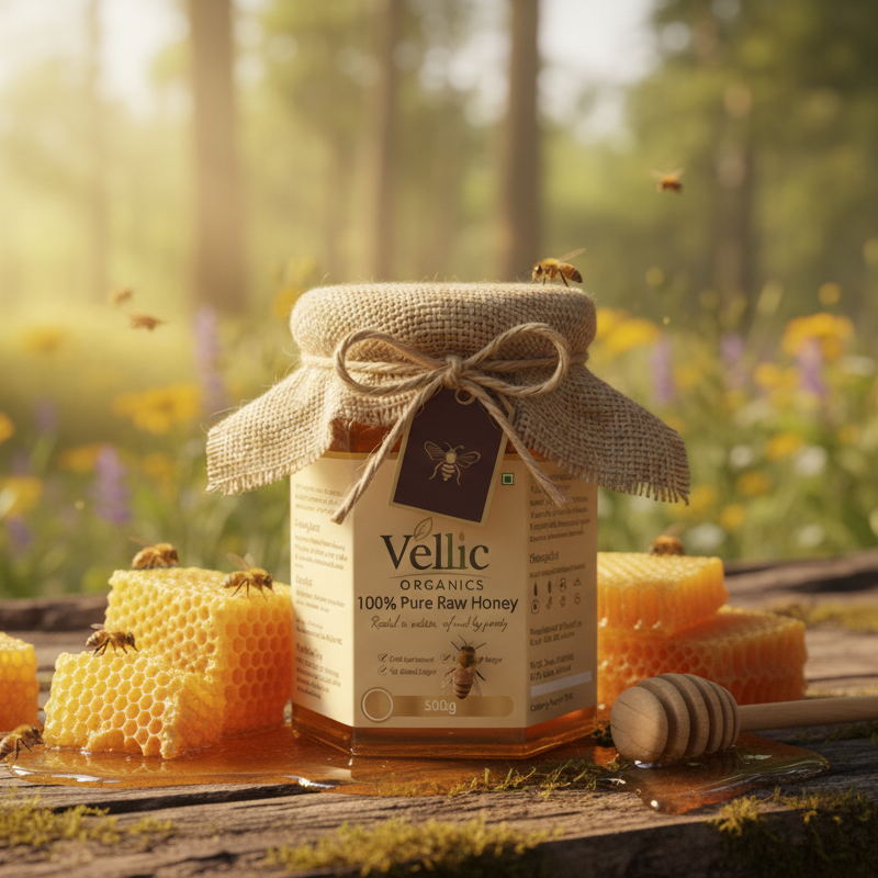 Pure Kashmiri Raw Honey – 500g